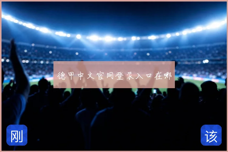 德甲中文官网登录入口在哪